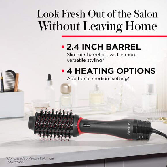 REVLON One Step 2.0 Volumizer PLUS Hair Dryer and Styler Black/Red - Tried Once - Picture 7 of 10